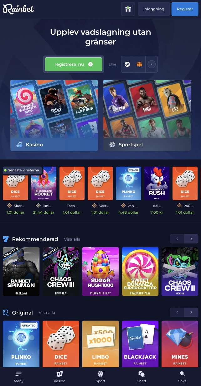 Rainbet Mobile